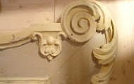 Cornice Prima del restauro